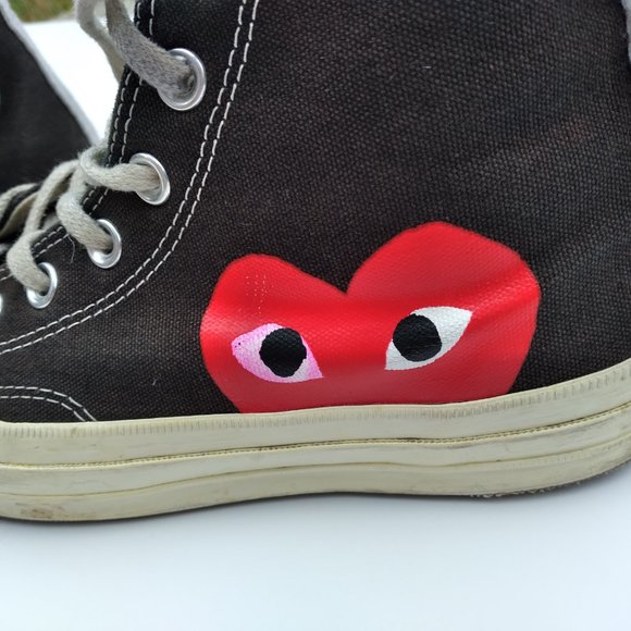Converse X COMME DES GARCONS PLAY Chuck Taylor '70 HI - Picture 3 of 11